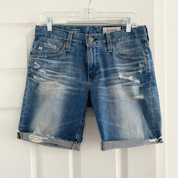 AG "Nikki" Relaxed Skinny Jean Shorts, size 27 - Picture 4 of 12